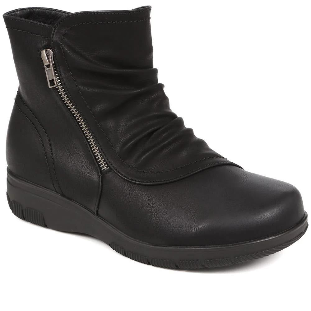 Extra-Wide Fit Smart Ankle Boots - WINFREY / 324 198
