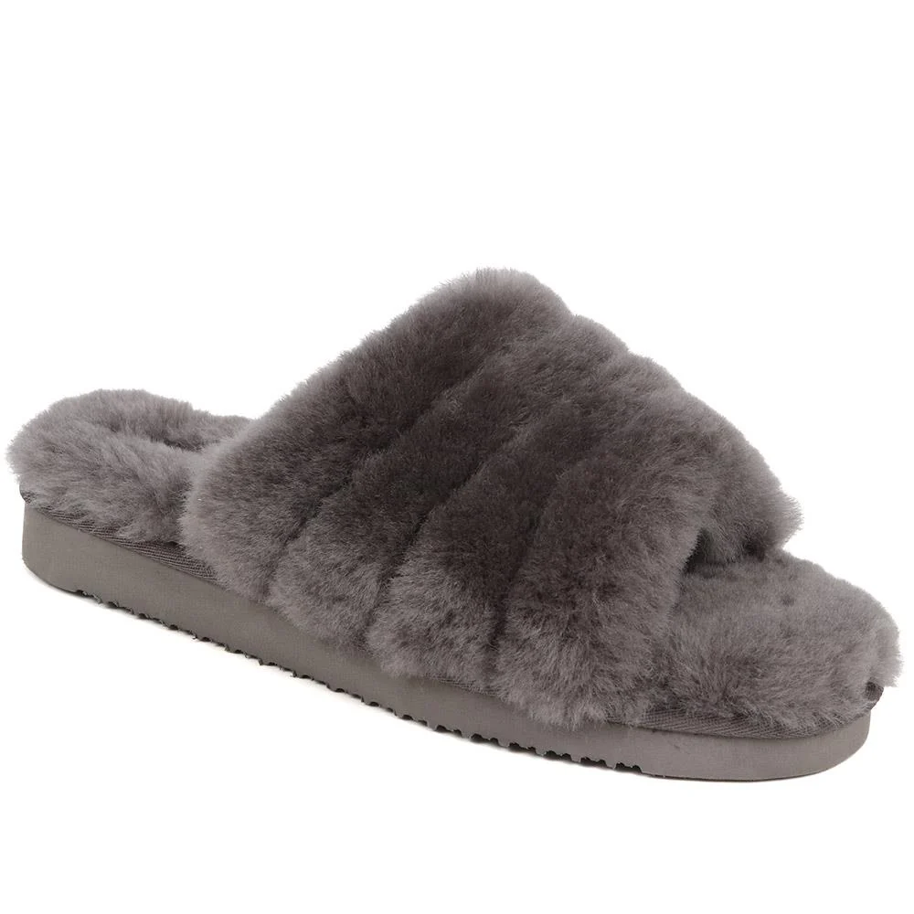 Falonda Faux-Fur Slippers - FALONDA / 326 074 - Image 3