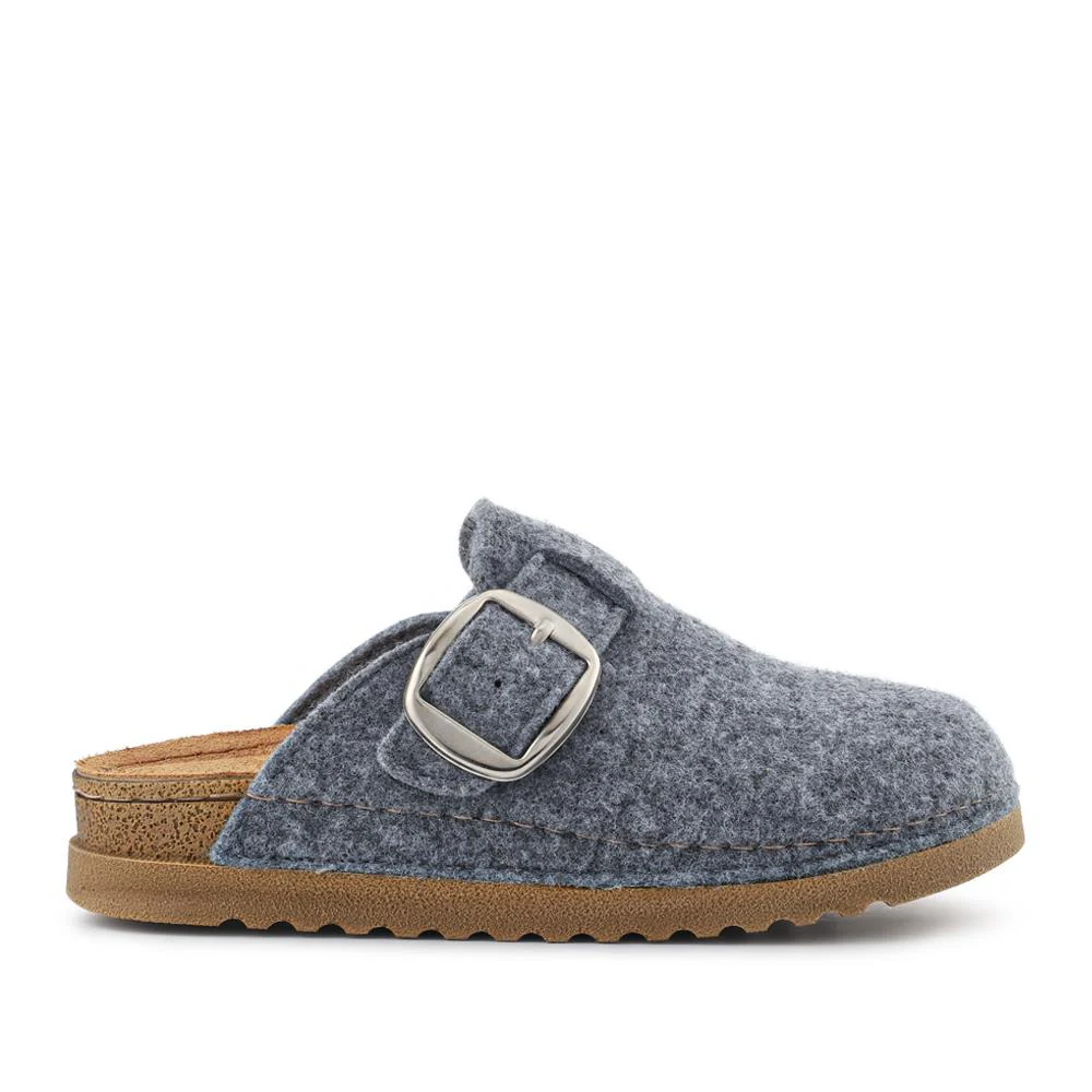 Faux-Fur Mule Slippers - SERAY42003 / 328 269 - Grey - Image 2