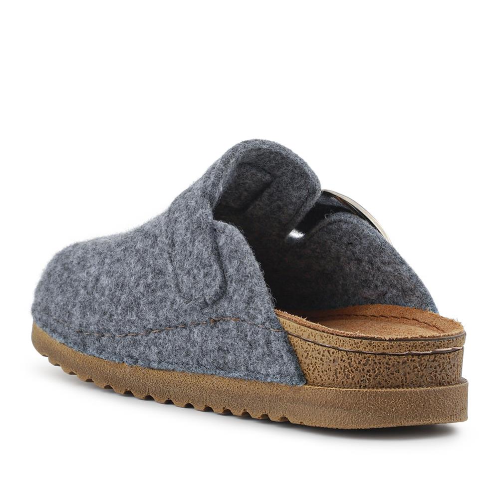 Faux-Fur Mule Slippers - SERAY42003 / 328 269 - Grey - Image 3
