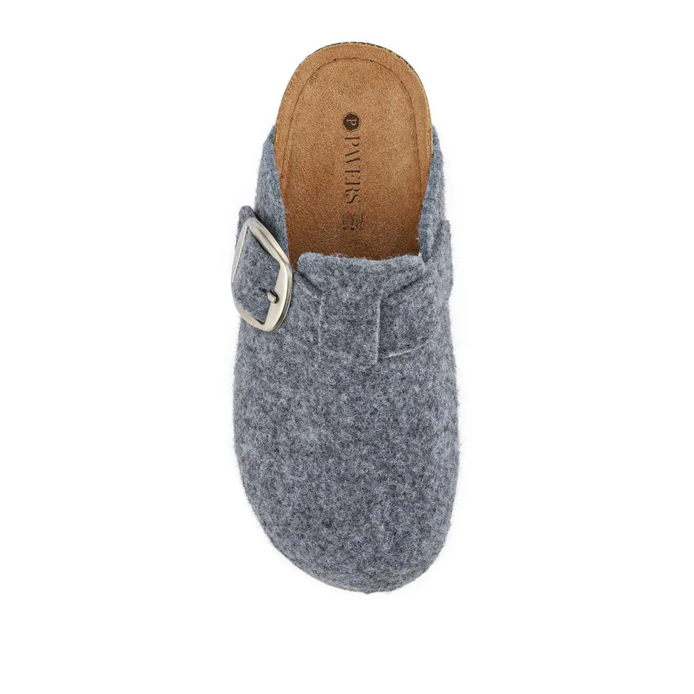 Faux-Fur Mule Slippers - SERAY42003 / 328 269 - Grey - Image 4