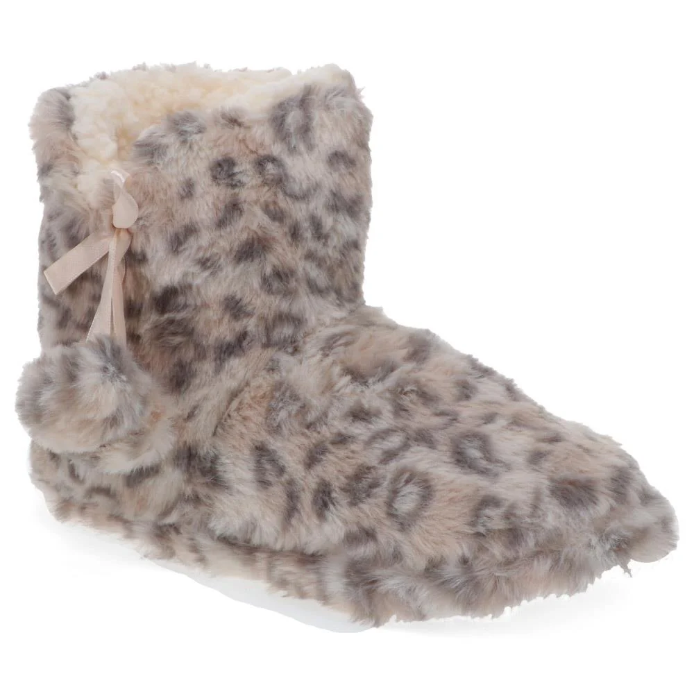 Faux-Fur Slipper Booties - GALOP40005 / 326 025 - Image 3