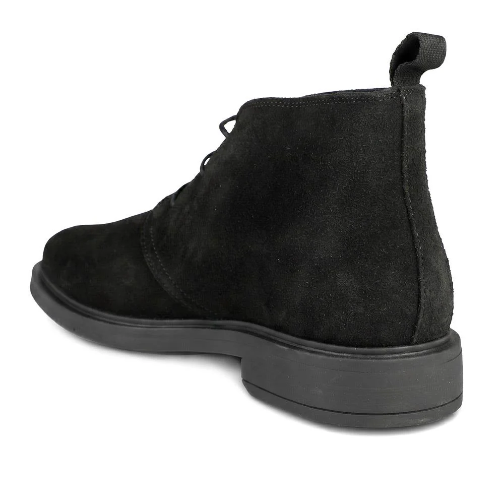 Favian Leather Lace Up Chukka Boots - FAVIAN / 330 216 - Black Suede - Image 4