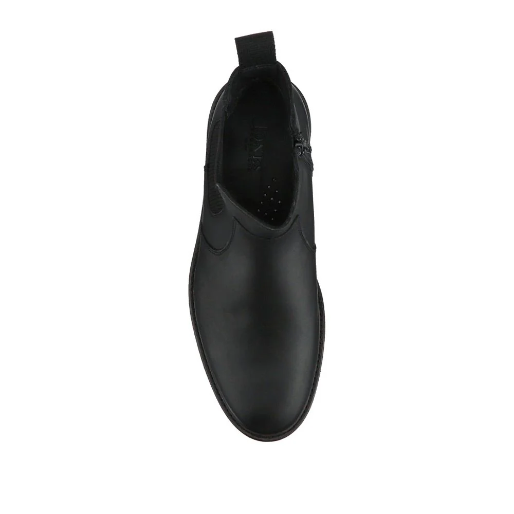 Feltham Heeled Leather Chelsea Boots - FELTHAM / 328 081 - Black - Image 4