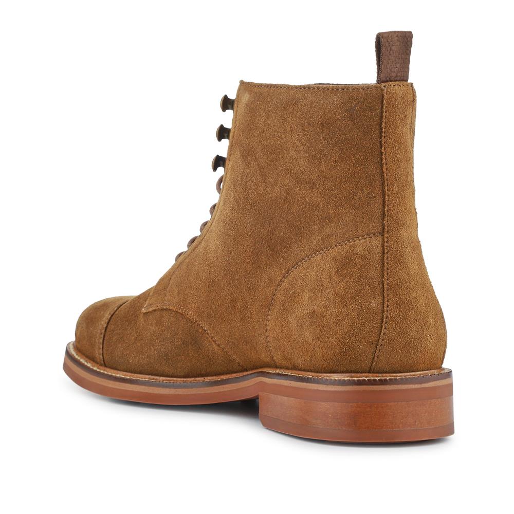 Finch Leather Lace-Up Boots - FINCH / 325 742 - Tan Suede - Image 3