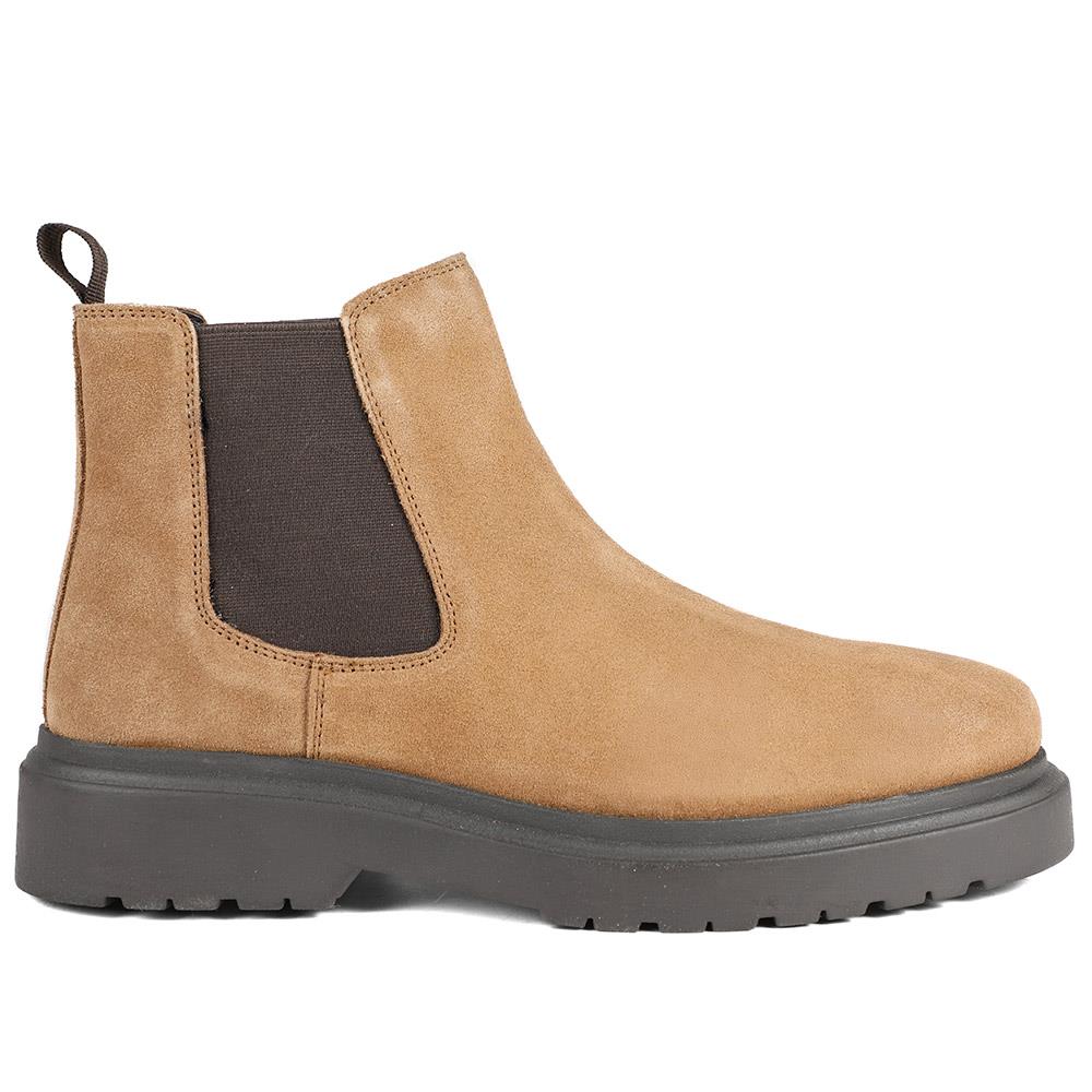 Finsbury Leather Chelsea Boots - FINSBURY / 326 398 - Tan Suede - Image 2