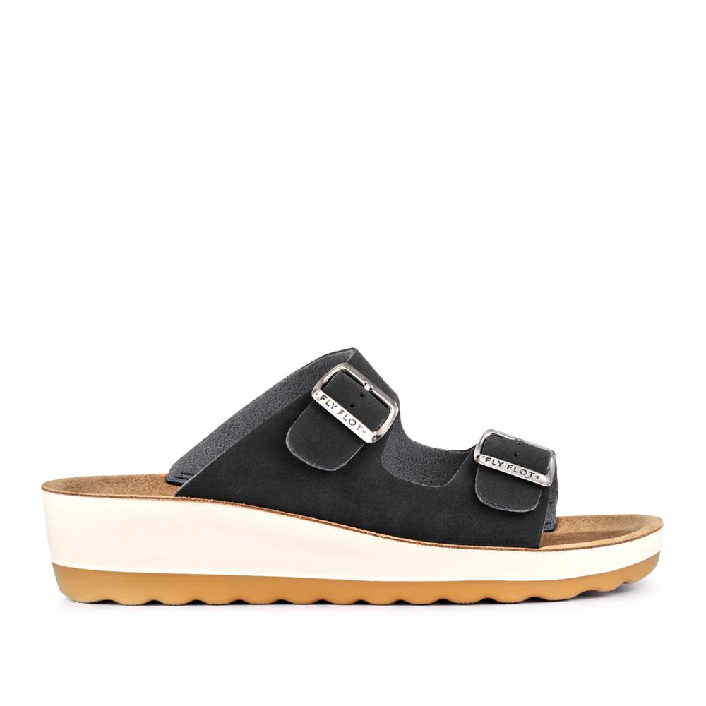 Fly Flot Dual Strap Sliders - FLY37047 / 323 227 - Black - Image 2