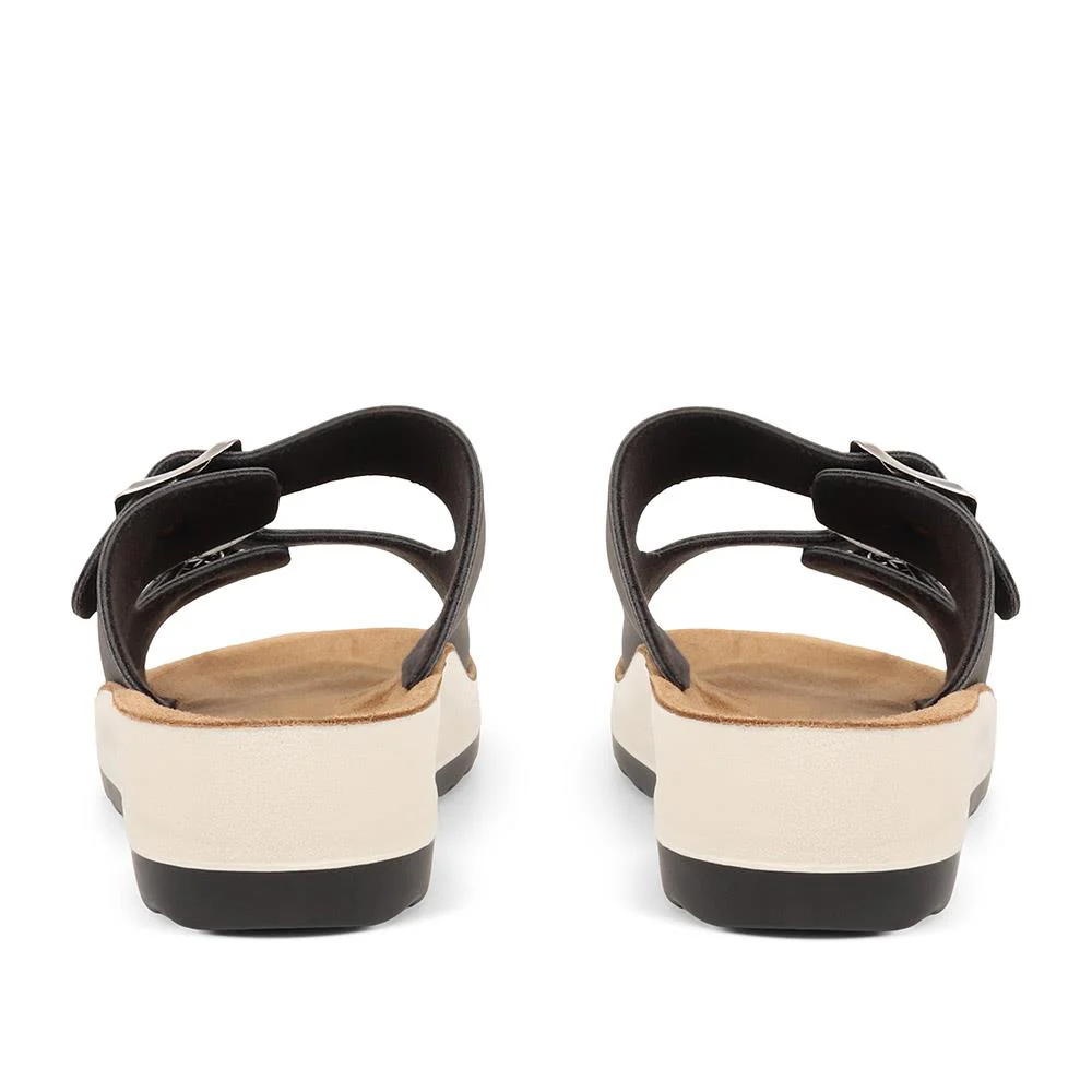 Fly Flot Dual Strap Sliders - FLY37047 / 323 227 - Black - Image 3