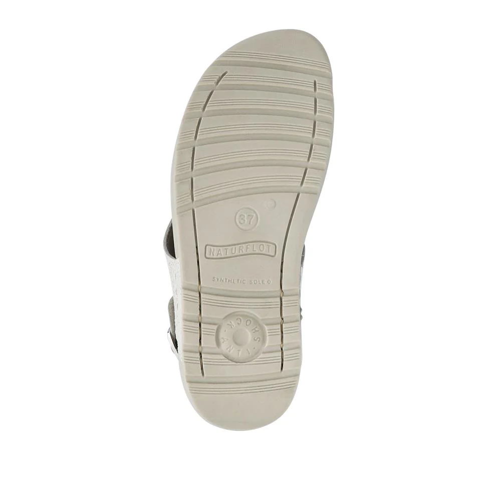 Fly Flot Slingback Strapped Toe Post Sandals - FLY41063 / 326 734 - White - Image 6