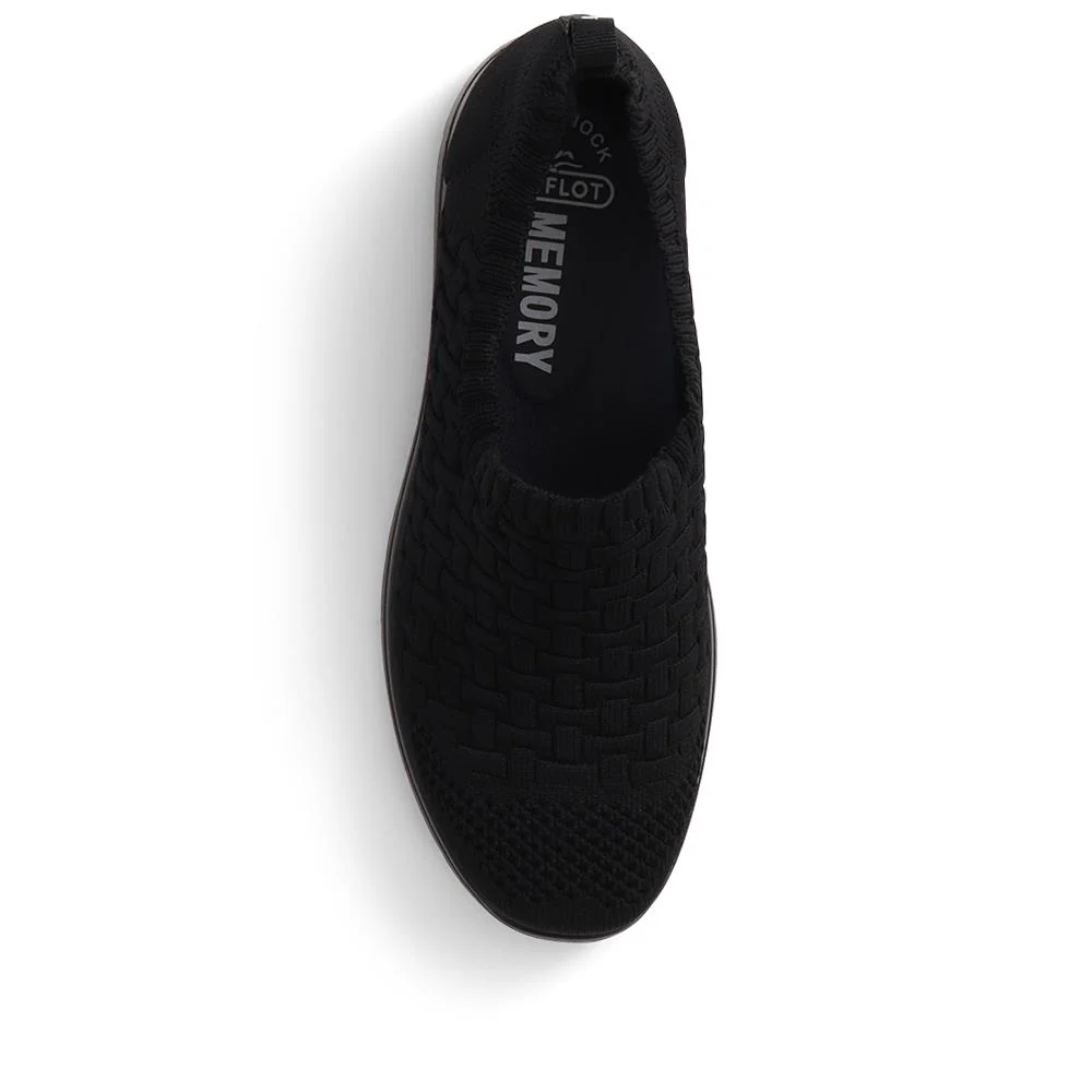 Fly Flot Slip-On Trainers  - FLY39101 / 324 801 - Black - Image 5
