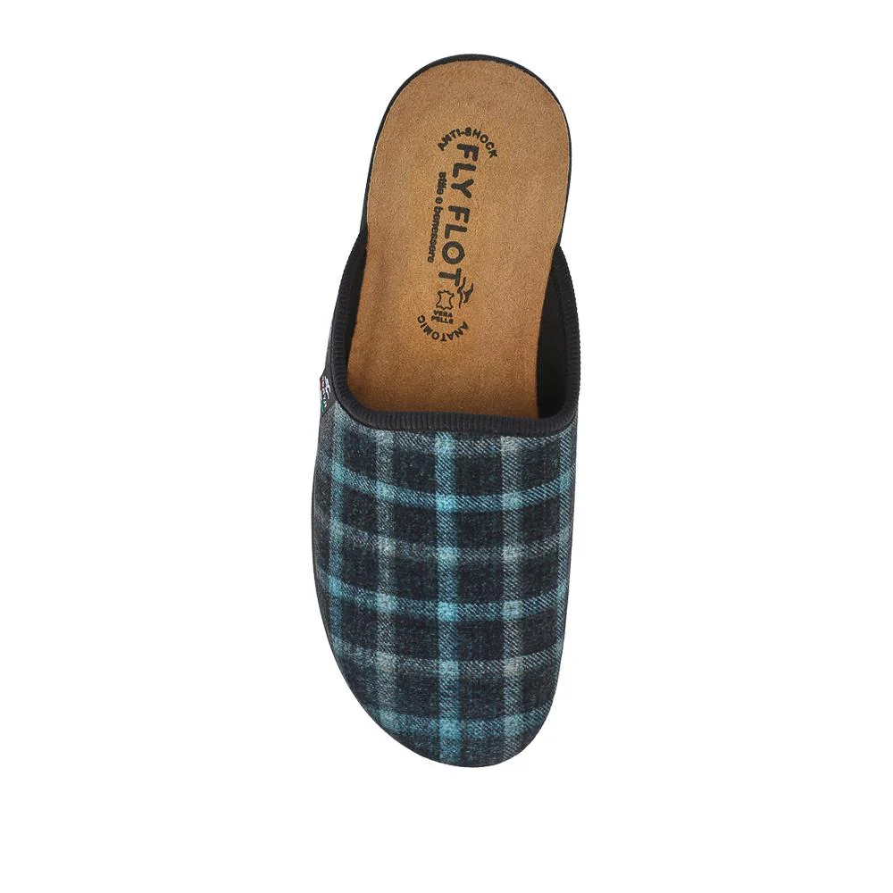 Fly Flot Shock Absorbing Mule Slippers - FLY42000 / 327 686 - Black Multi - Image 4