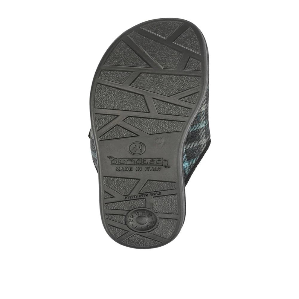 Fly Flot Shock Absorbing Mule Slippers - FLY42000 / 327 686 - Black Multi - Image 5