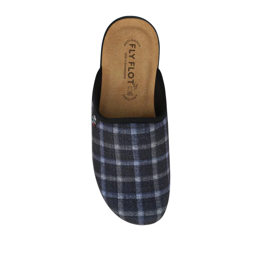 Fly Flot Shock Absorbing Mule Slippers - FLY42000 / 327 686 - Blue Multi - Image 4