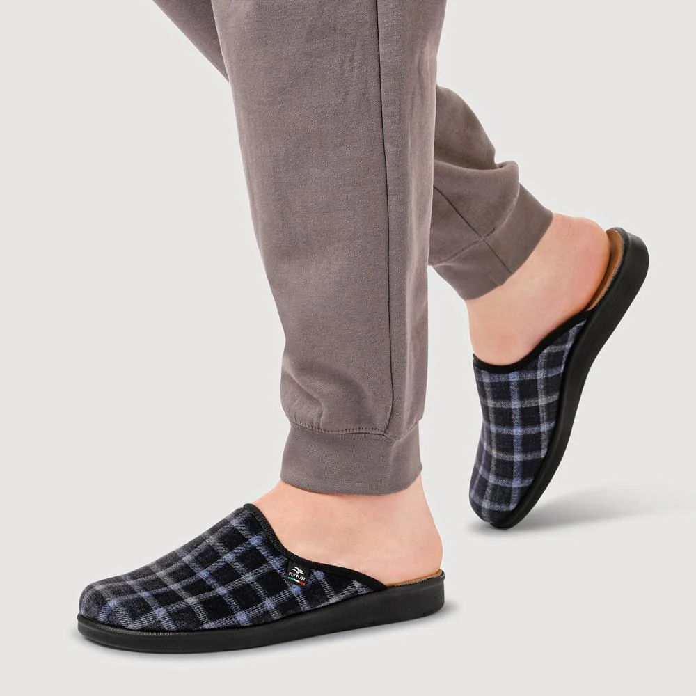 Fly Flot Shock Absorbing Mule Slippers - FLY42000 / 327 686 - Blue Multi - Image 5