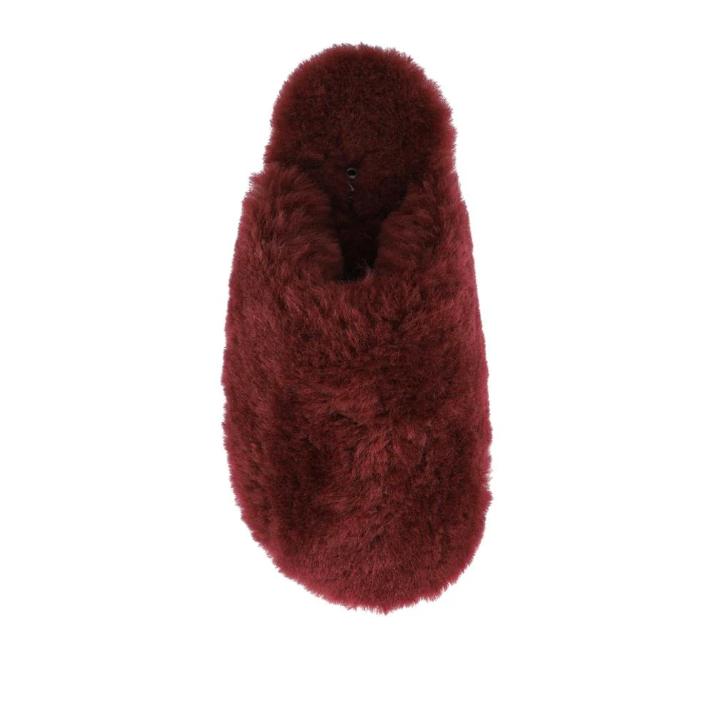 Freesia Sheepskin Slippers - FREESIA / 328 491 - Burgundy - Image 4