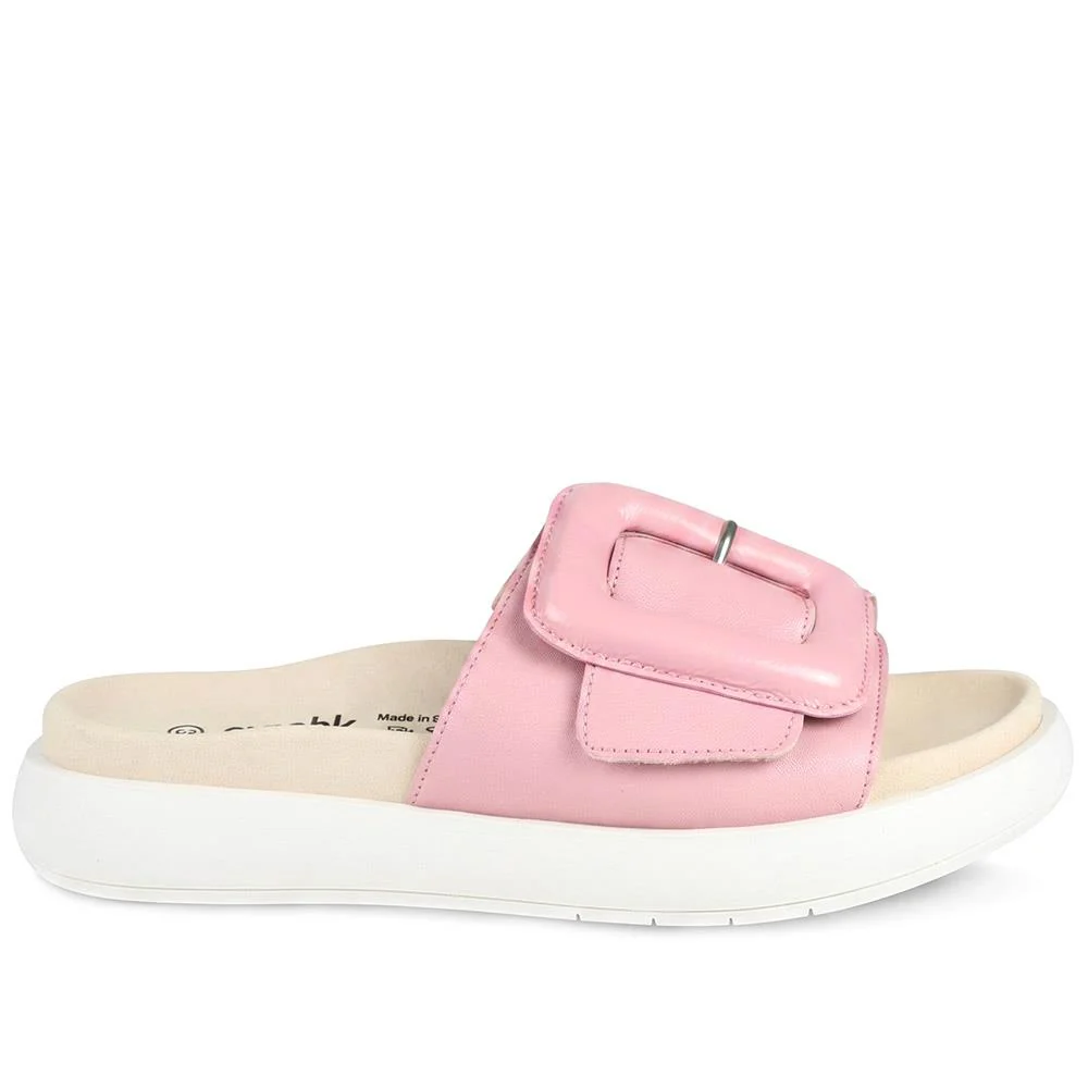 Gabor Faux Buckle Adjustable Fasten Sandals - GABC43510 / 330 408 - Pink - Image 3