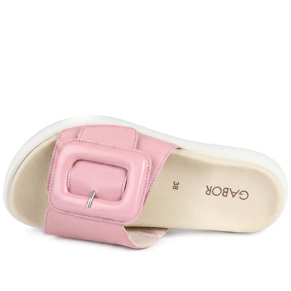 Gabor Faux Buckle Adjustable Fasten Sandals - GABC43510 / 330 408 - Pink - Image 5