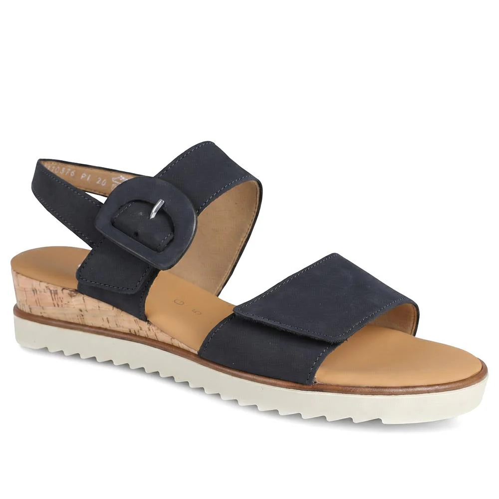 Gabor Leather Adjustable Fastening Sandals - GABC43519 / 330 458