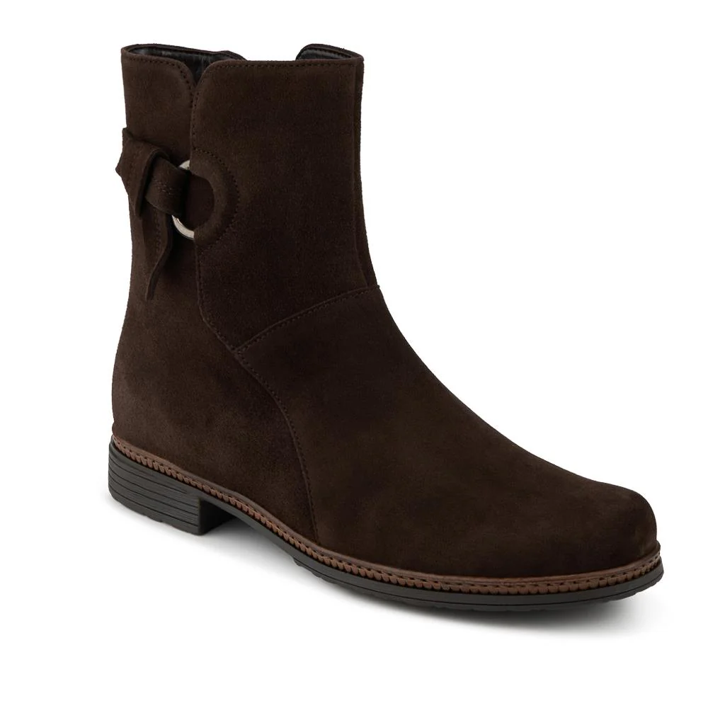 Gabor Shock Absorbing Leather Ankle Boots - GAB42544 / 328 959