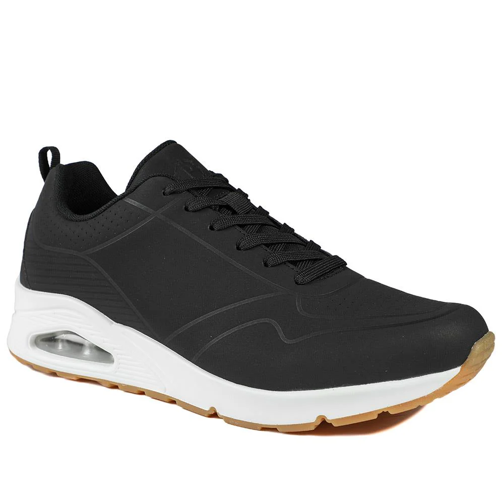 Grippy Lace-Up Trainers - BOJIE41019 / 327 054 - Black