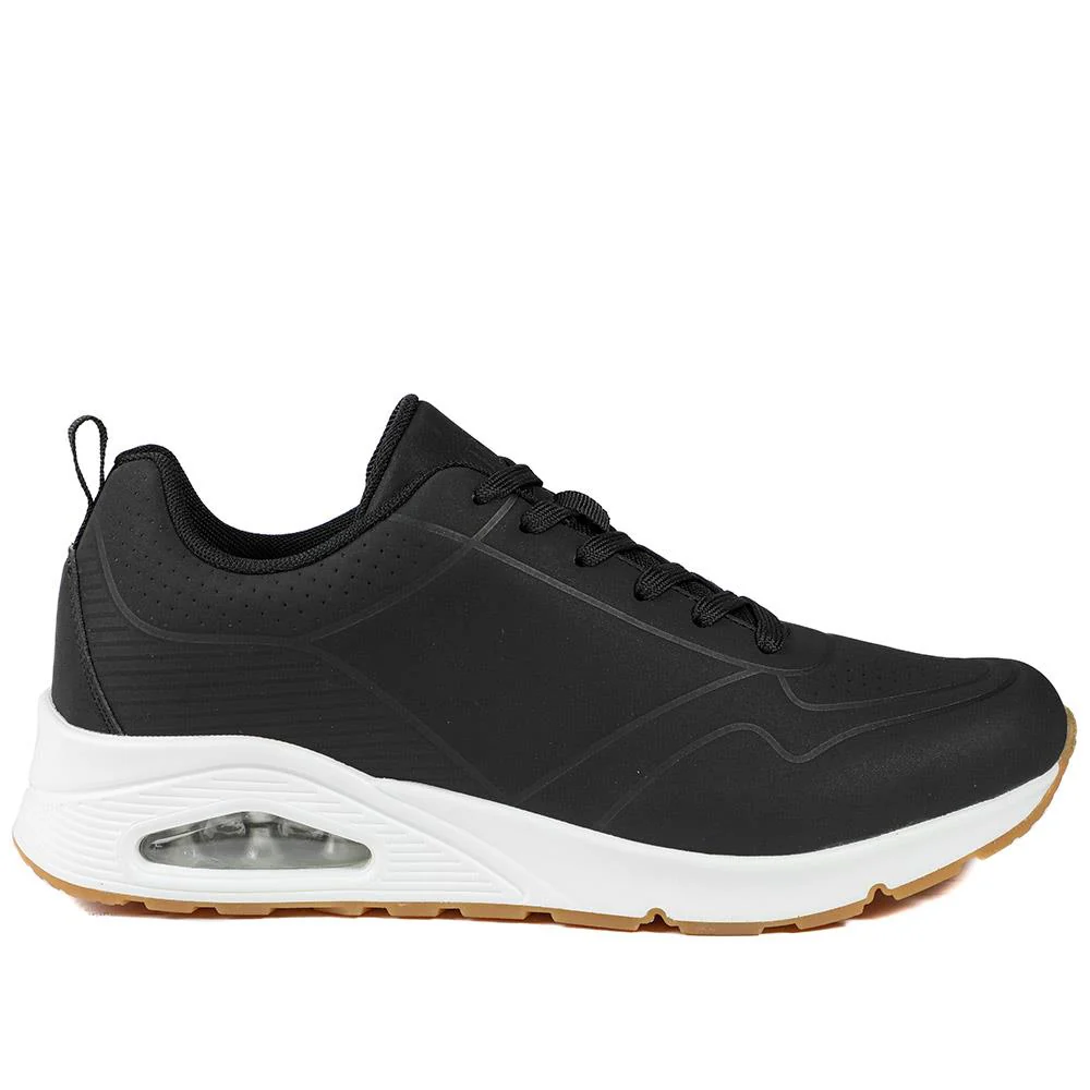 Grippy Lace-Up Trainers - BOJIE41019 / 327 054 - Black - Image 3