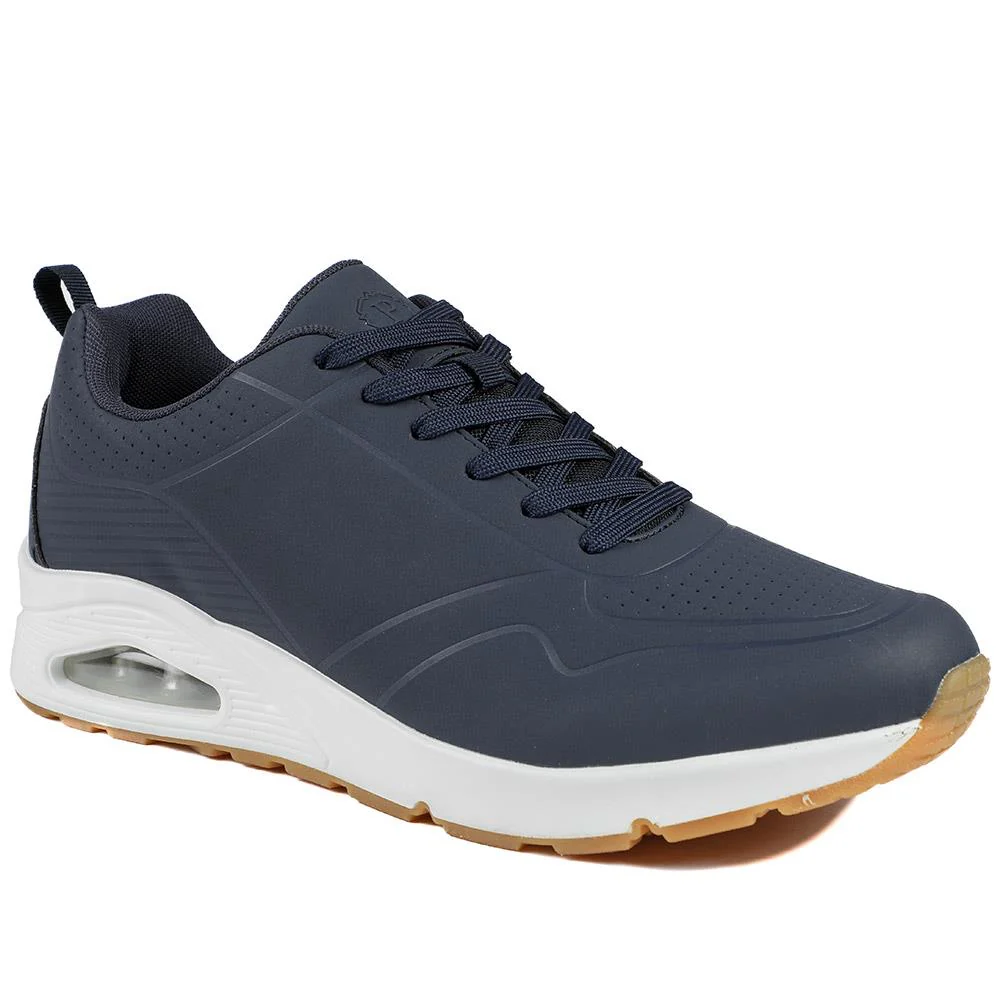 Grippy Lace-Up Trainers - BOJIE41019 / 327 054 - Navy