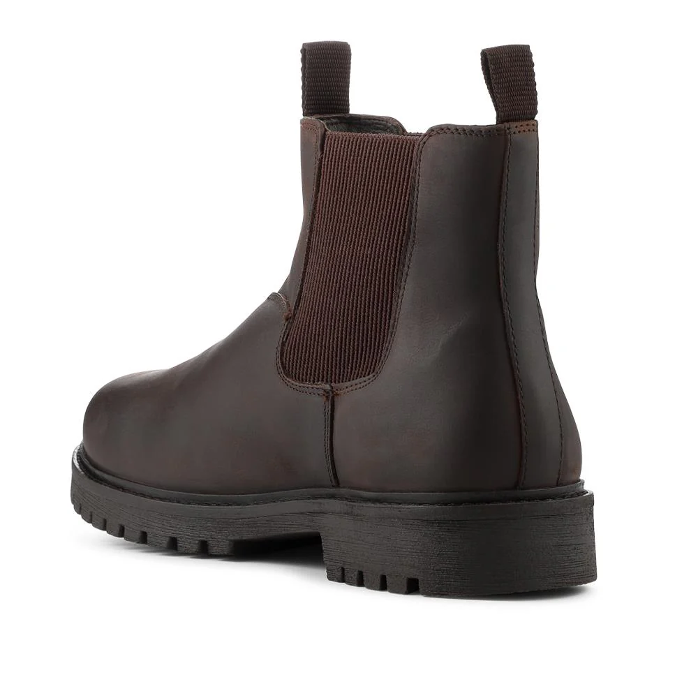 Hamburg Leather Waterproof Chelsea Boots - HAMBURG / 327 847 - Brown - Image 3