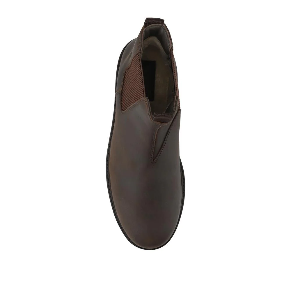 Hamburg Leather Waterproof Chelsea Boots - HAMBURG / 327 847 - Brown - Image 4