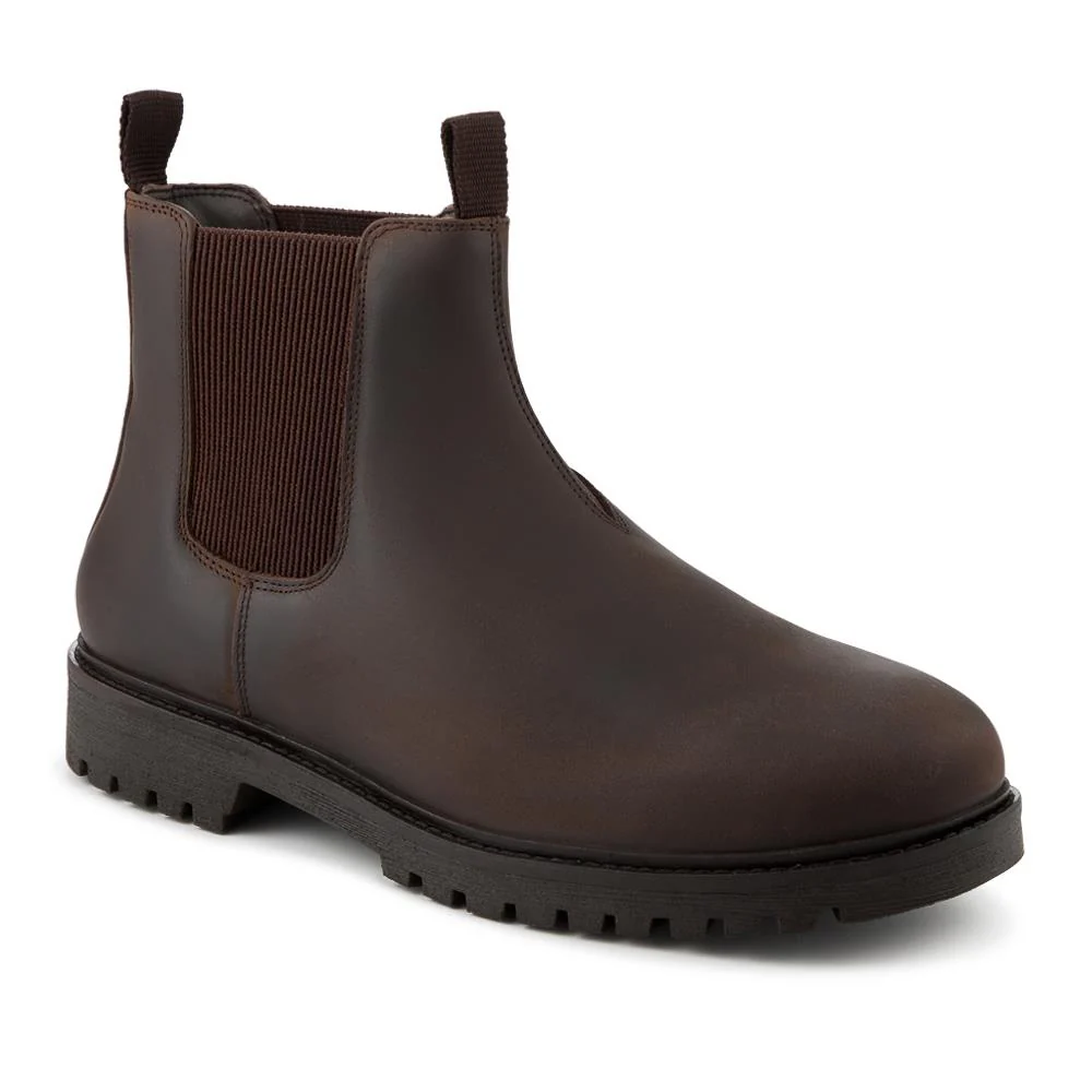 Hamburg Leather Waterproof Chelsea Boots - HAMBURG / 327 847 - Brown