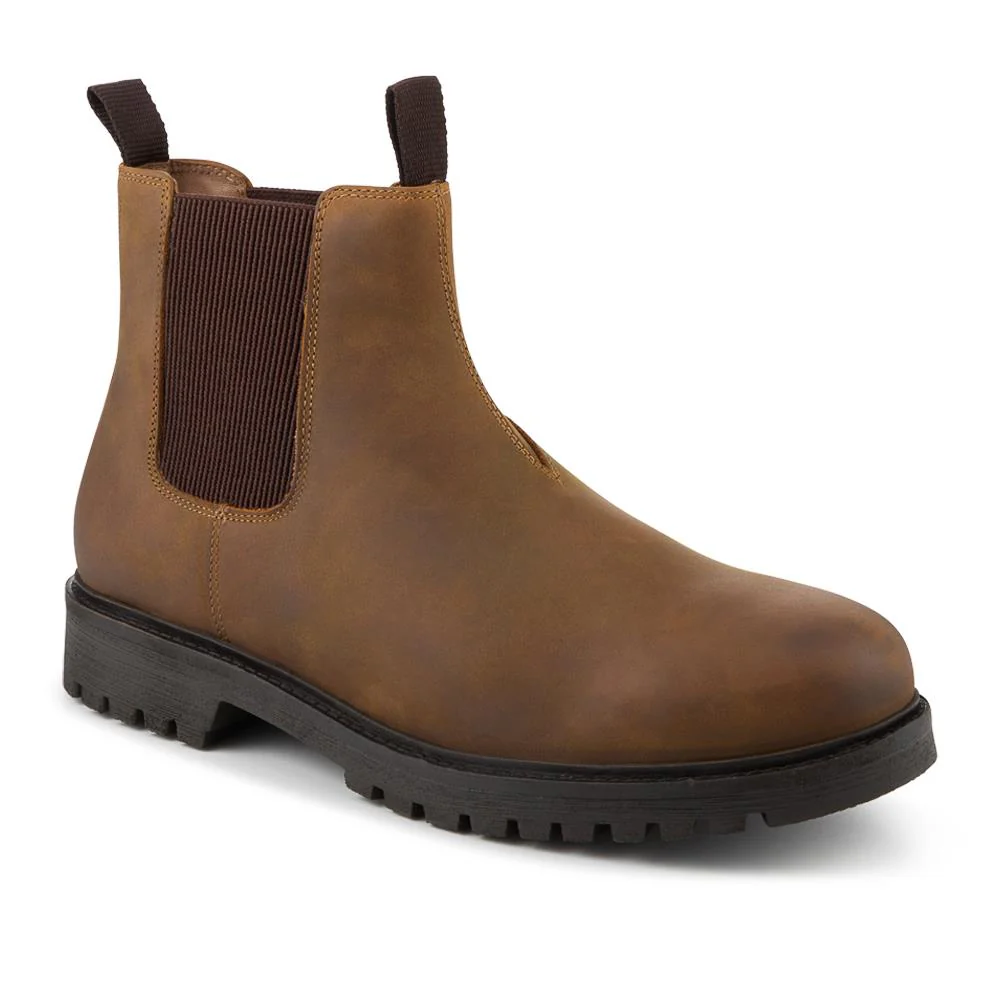 Hamburg Leather Waterproof Chelsea Boots - HAMBURG / 327 847 - Tan