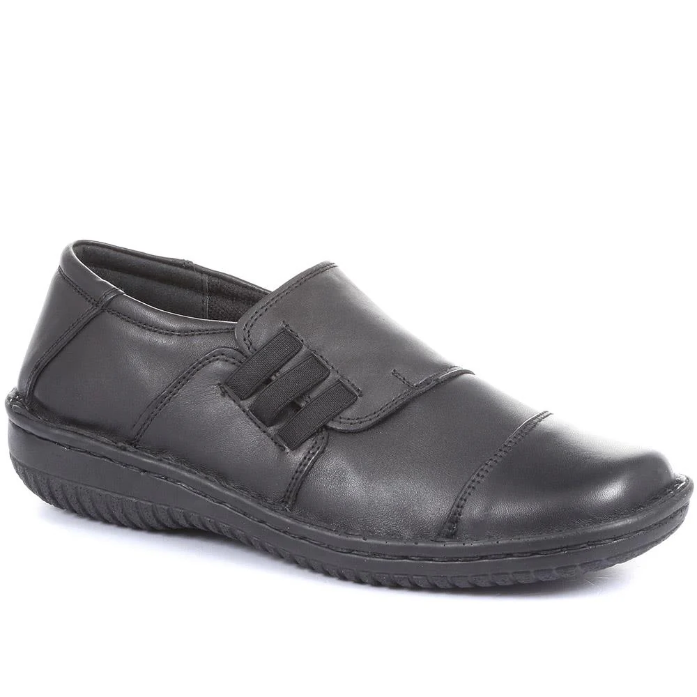 Handmade Leather Slip-On Shoe - HAK30006 / 316 190