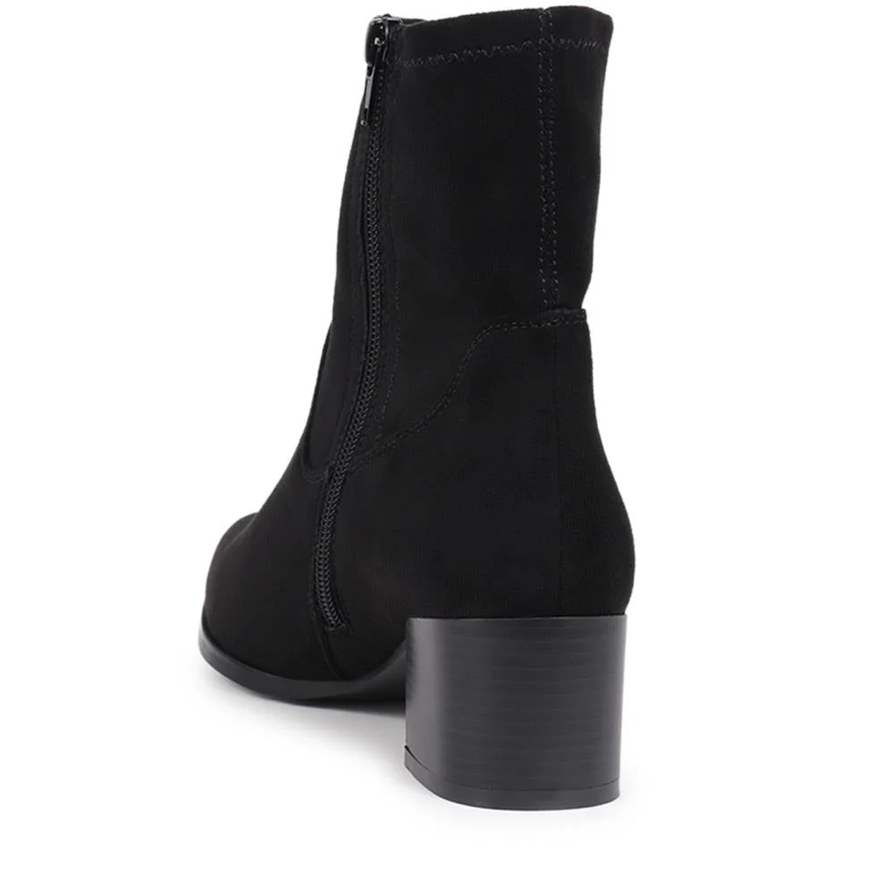 Heeled Ankle Boots  - WBINS40143 / 326 059 - Black - Image 3