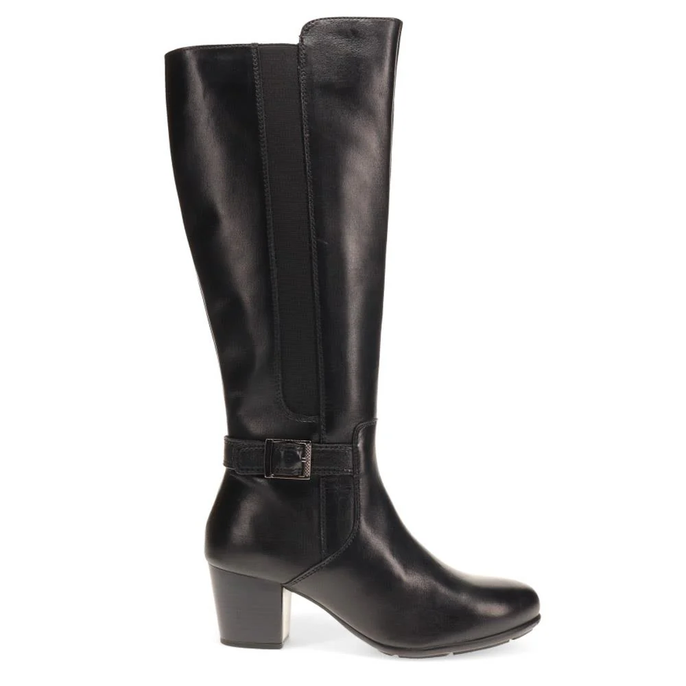 Heeled Long Boots  - RNB40031 / 326 120 - Black - Image 2
