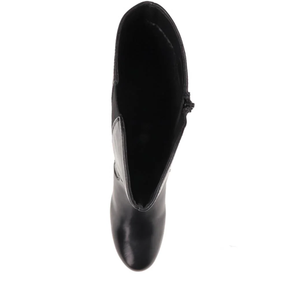 Heeled Long Boots  - RNB40031 / 326 120 - Black - Image 5