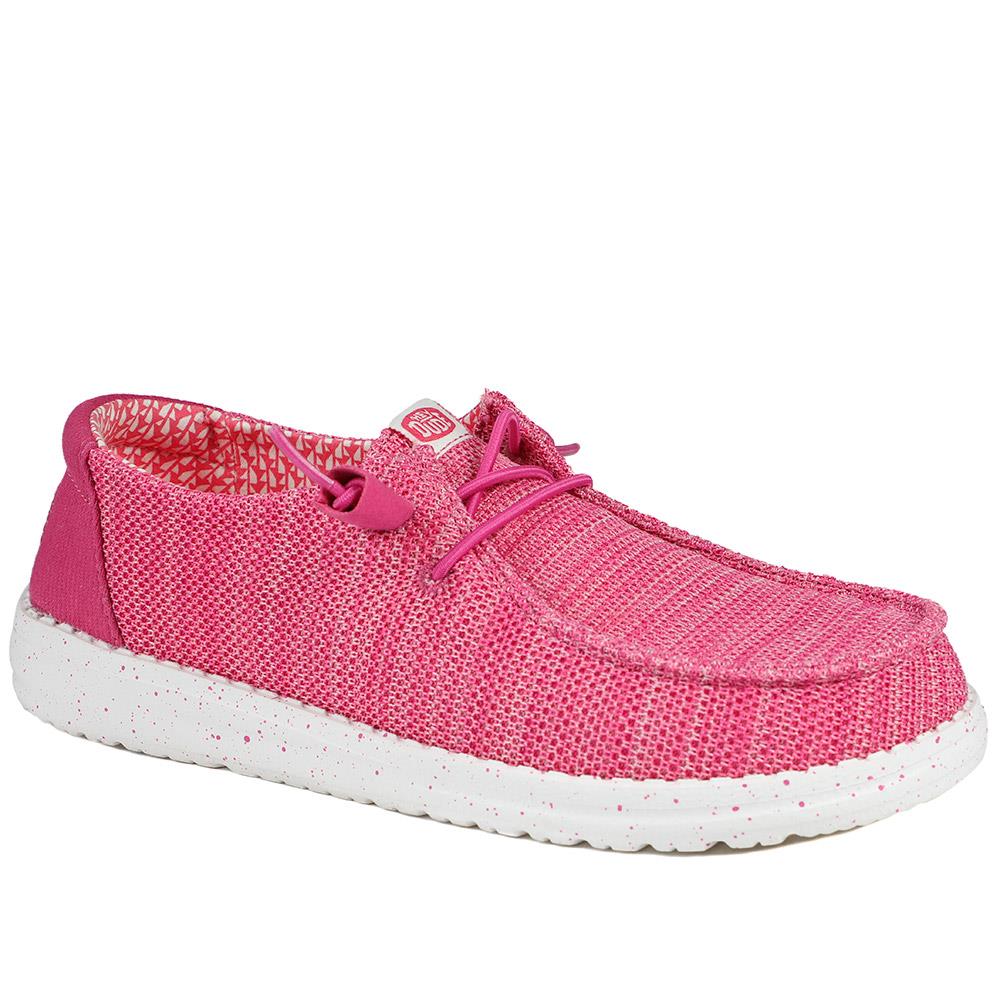 HeyDude Wendy Stretch Sox Shoes - GARD43504 / 329 357 - Fuschia