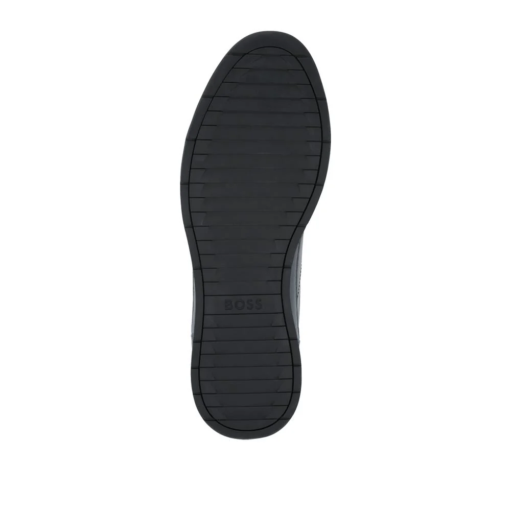 Hugo Boss Leather OrthoLite Trainers - HUGO41508 / 327 626 - Navy - Image 5