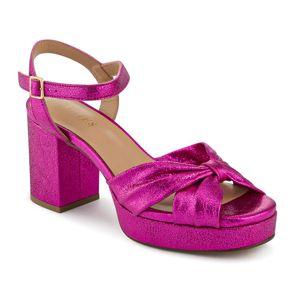 Imani Leather High Heel Shoes - IMANI / 327 789 - Pink Shimmer