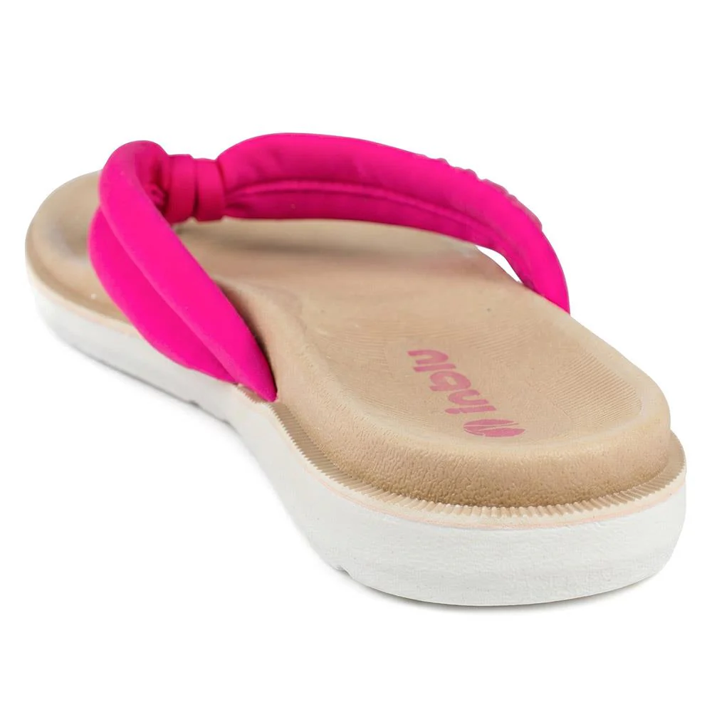 Inblu Lightweight Rubber Toe Post Sandals - INB43034 / 330 327 - Fuschia - Image 4