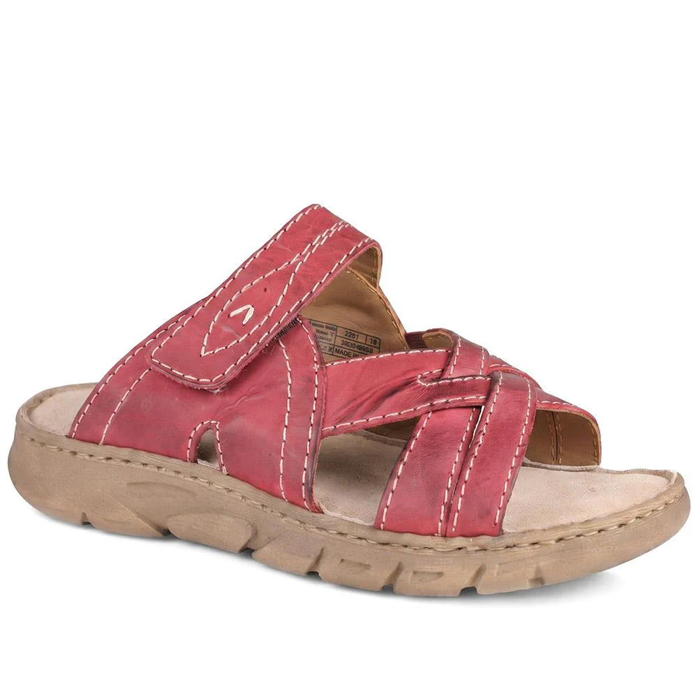 Josef Seibel Brenda 10 Sandals - JOSCL43000 / 330 433 - Burgundy