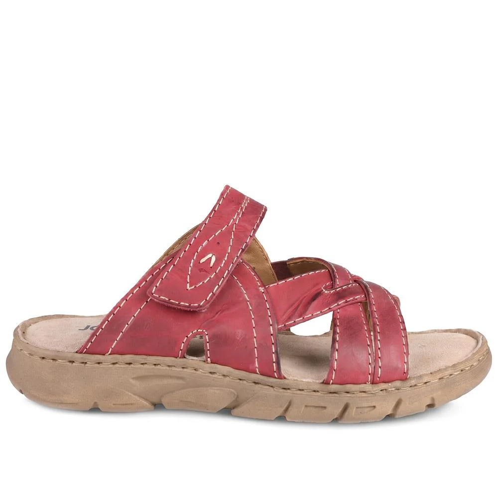 Josef Seibel Brenda 10 Sandals - JOSCL43000 / 330 433 - Burgundy - Image 3