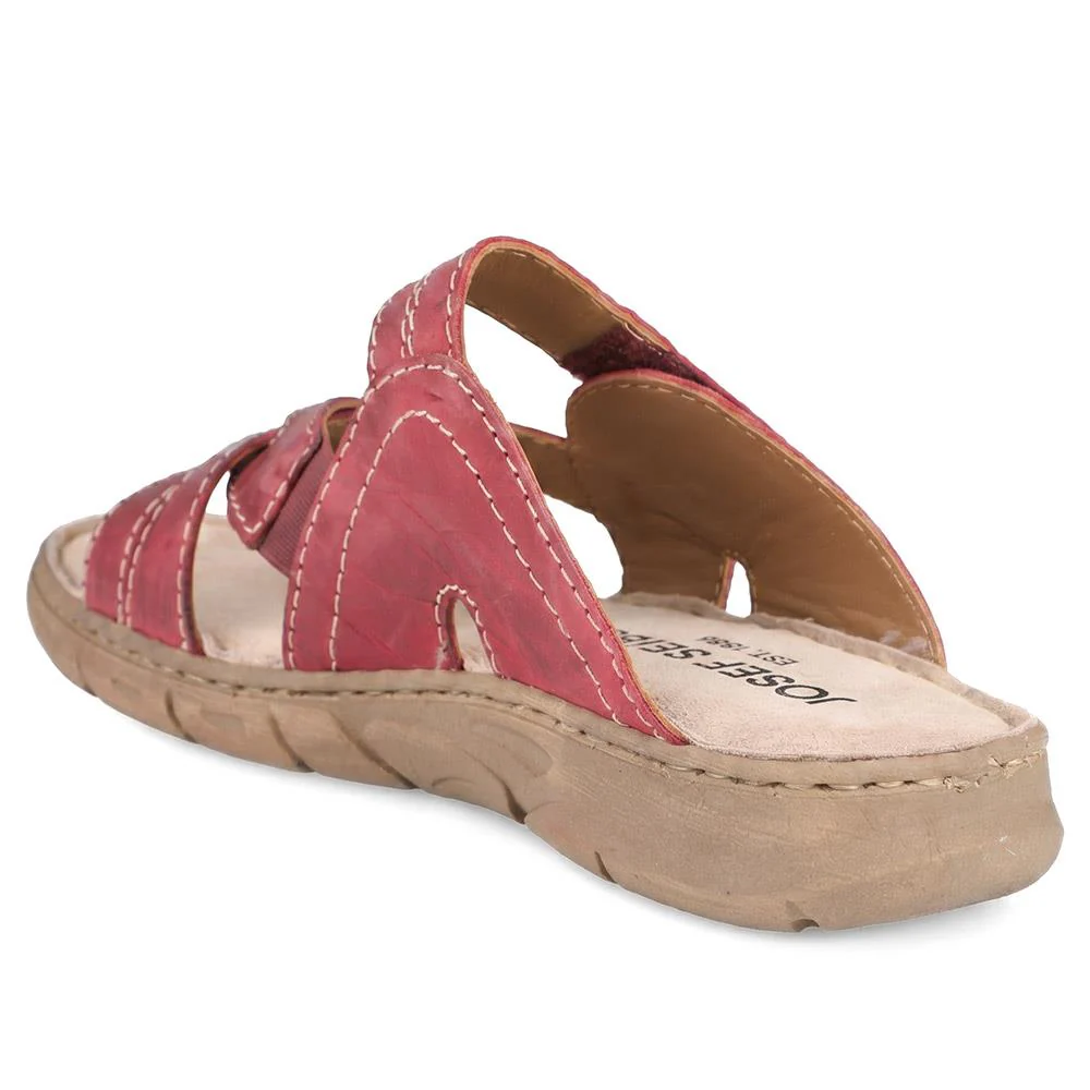 Josef Seibel Brenda 10 Sandals - JOSCL43000 / 330 433 - Burgundy - Image 4