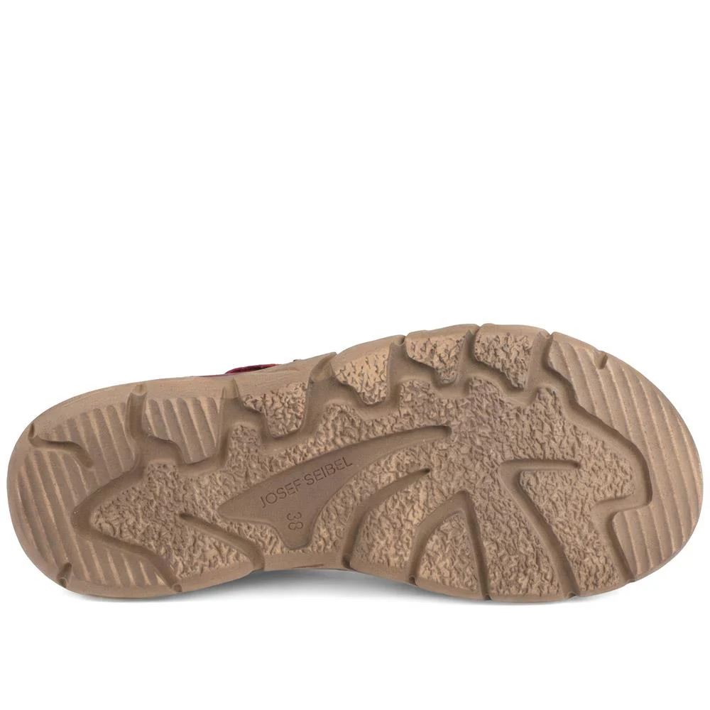 Josef Seibel Brenda 10 Sandals - JOSCL43000 / 330 433 - Burgundy - Image 6