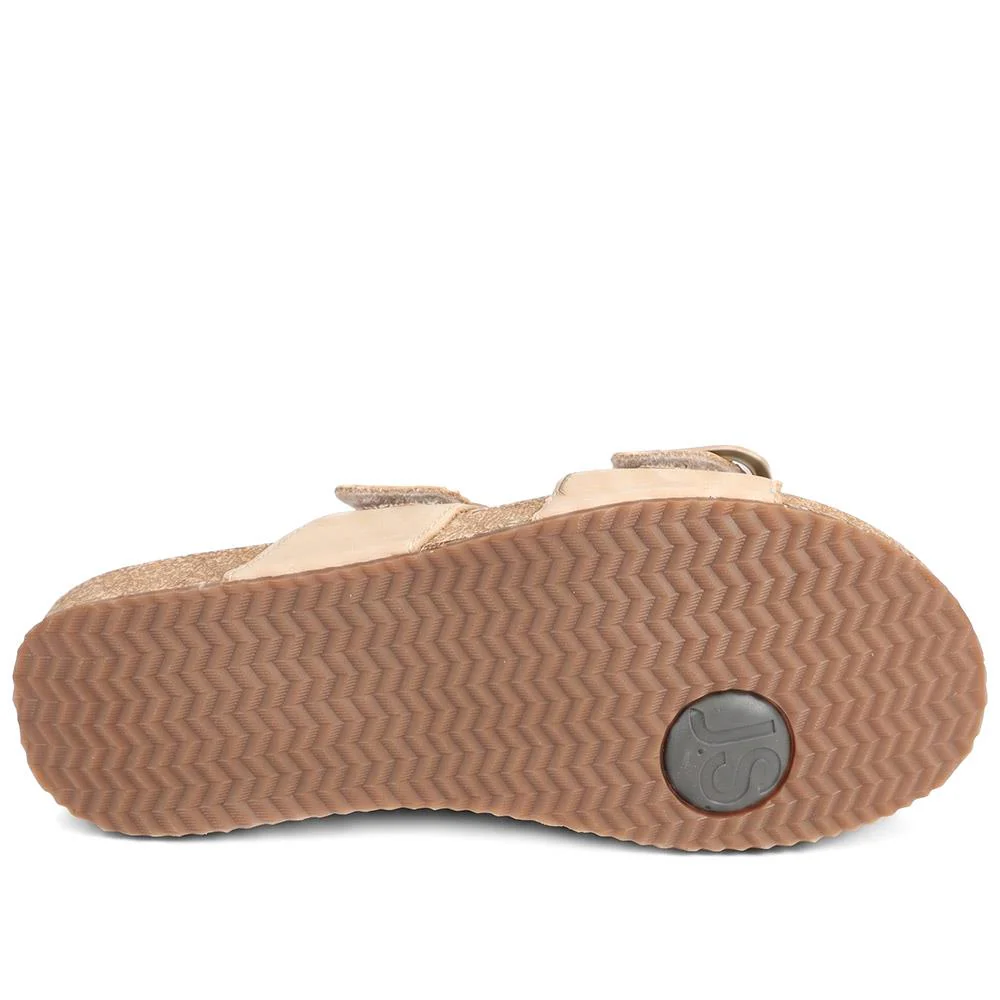 Josef Seibel Tonga 64 Leather Sandals - JOSCL43003 / 330 432 - Beige - Image 6