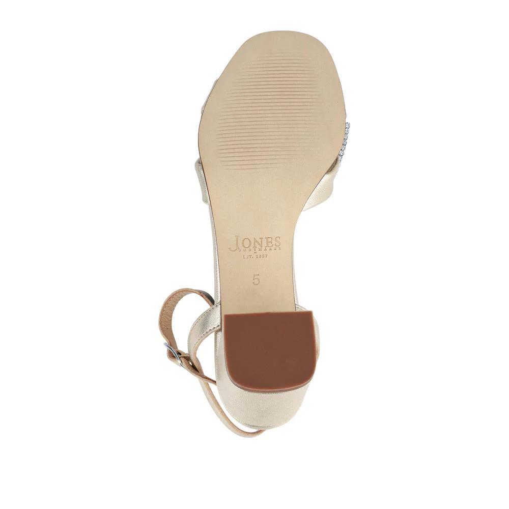 Juliana Smart Buckled Leather Sandals - JULIANA / 328 216 - Soft Gold - Image 6