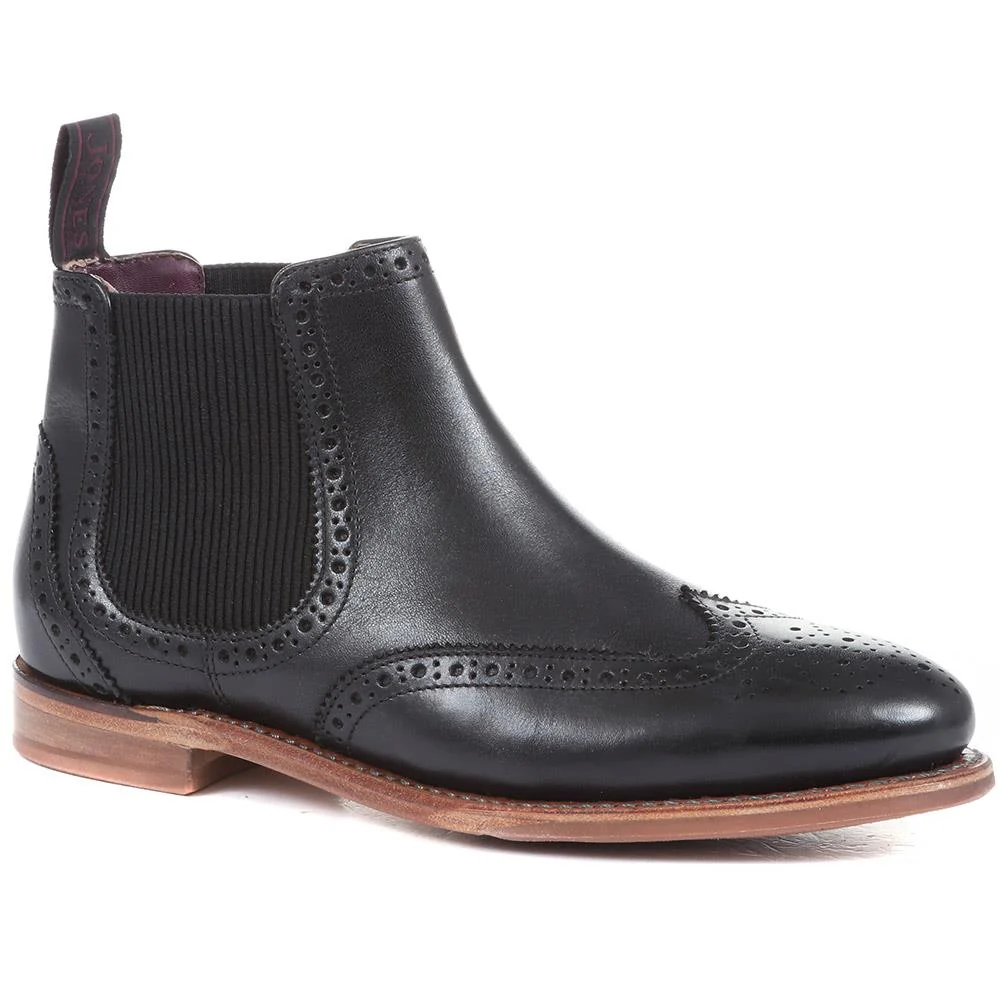 Kenia Goodyear Welted Leather Chelsea Boots - KENIA / 322 783 - Black