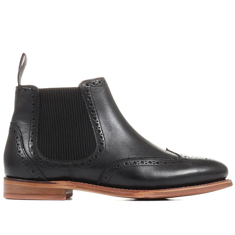 Kenia Goodyear Welted Leather Chelsea Boots - KENIA / 322 783 - Black - Image 2