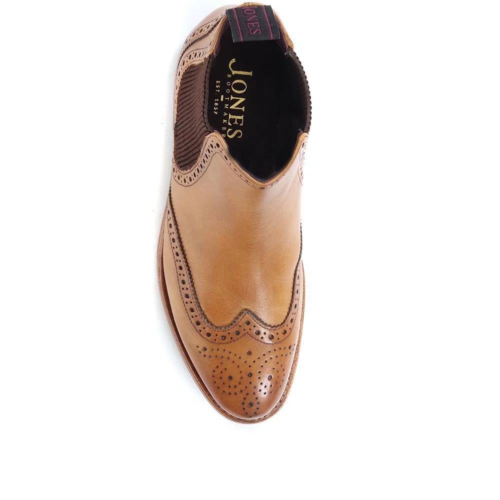 Kenia Goodyear Welted Leather Chelsea Boots - KENIA / 322 783 - Tan - Image 4