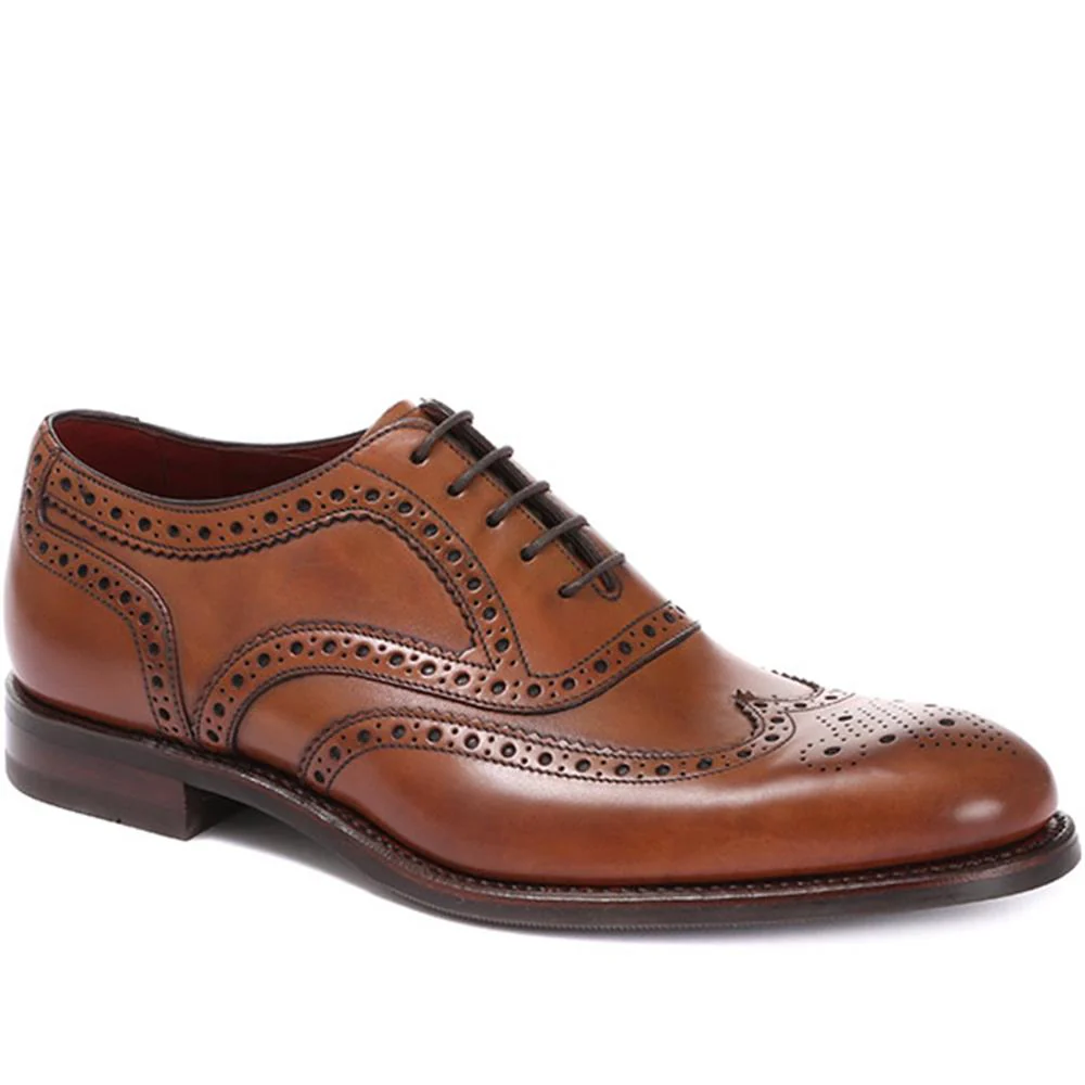 Kerridge Wide Fit Leather Oxford Brogues - LOA29507 / 316 966 - Brown