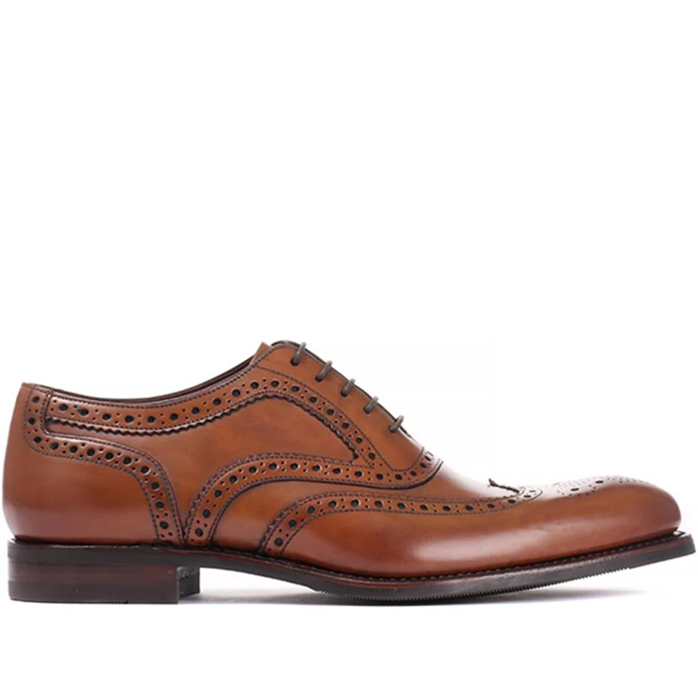 Kerridge Wide Fit Leather Oxford Brogues - LOA29507 / 316 966 - Brown - Image 3