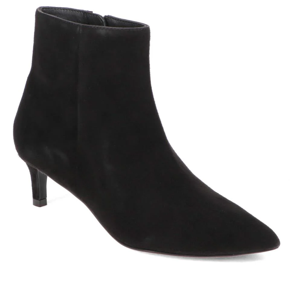 Kezia Stiletto-Heeled Ankle Boots - KEZIA / 325 955 - Black Suede